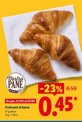 CROISSANT AL BURRO