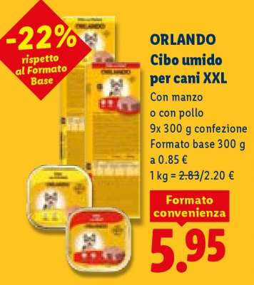 ORLANDO Cibo umido per cani XXL