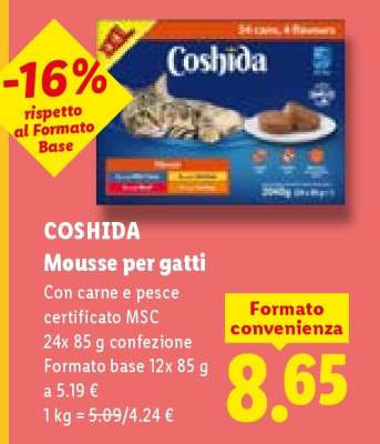 COSHIDA Mousse per gatti