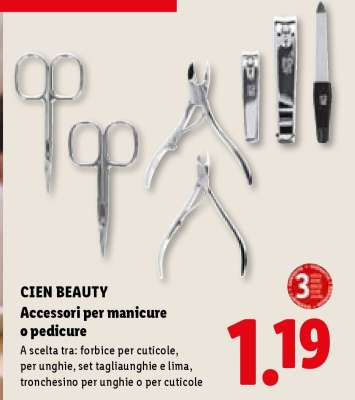 CIEN BEAUTY Accessori per manicure o pedicure