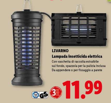 LIVARNO Lampada insetticida elettrica