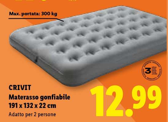 CRIVIT Materasso gonfiabile