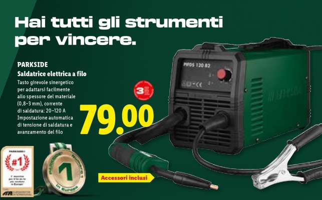 PARKSIDE Saldatrice elettrica a filo