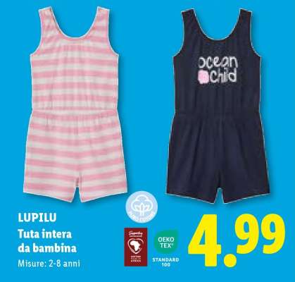 LUPILU Tuta intera da bambina