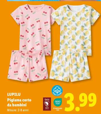 LUPILU Pigiama corto da bambini