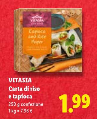 VITASIA Carta di riso e tapioca