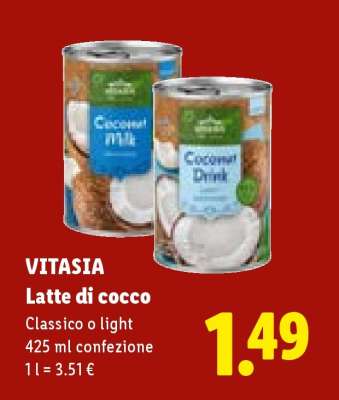 Vitasia Latte di cocco