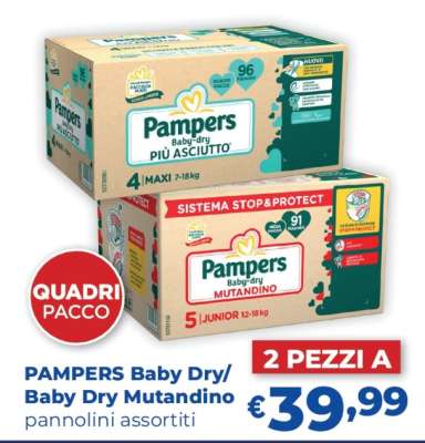 PAMPERS Baby-Dry Baby-Dry Mutandino