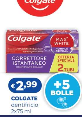 COLGATE dentifricio 2x75 ml