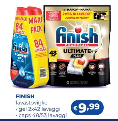 FINISH lavastoviglie