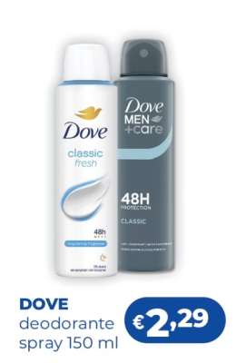 DOVE DEODORANTE SPRAY 150 ml