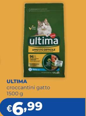 ULTIMA croccantini gatto 1500 g