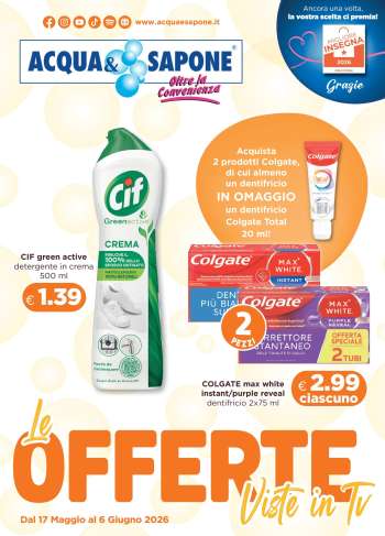 Volantino Acqua & Sapone - 17/5/2026 - 6/6/2026.