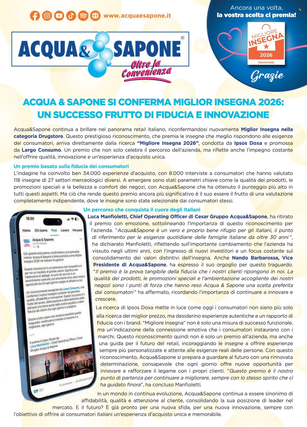 Volantino Acqua & Sapone - 17/5/2026 - 6/6/2026. Pagina 18