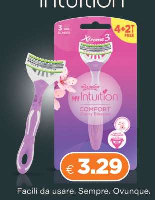 Wilkinson Sword My Intuition Comfort Cherry Blossom