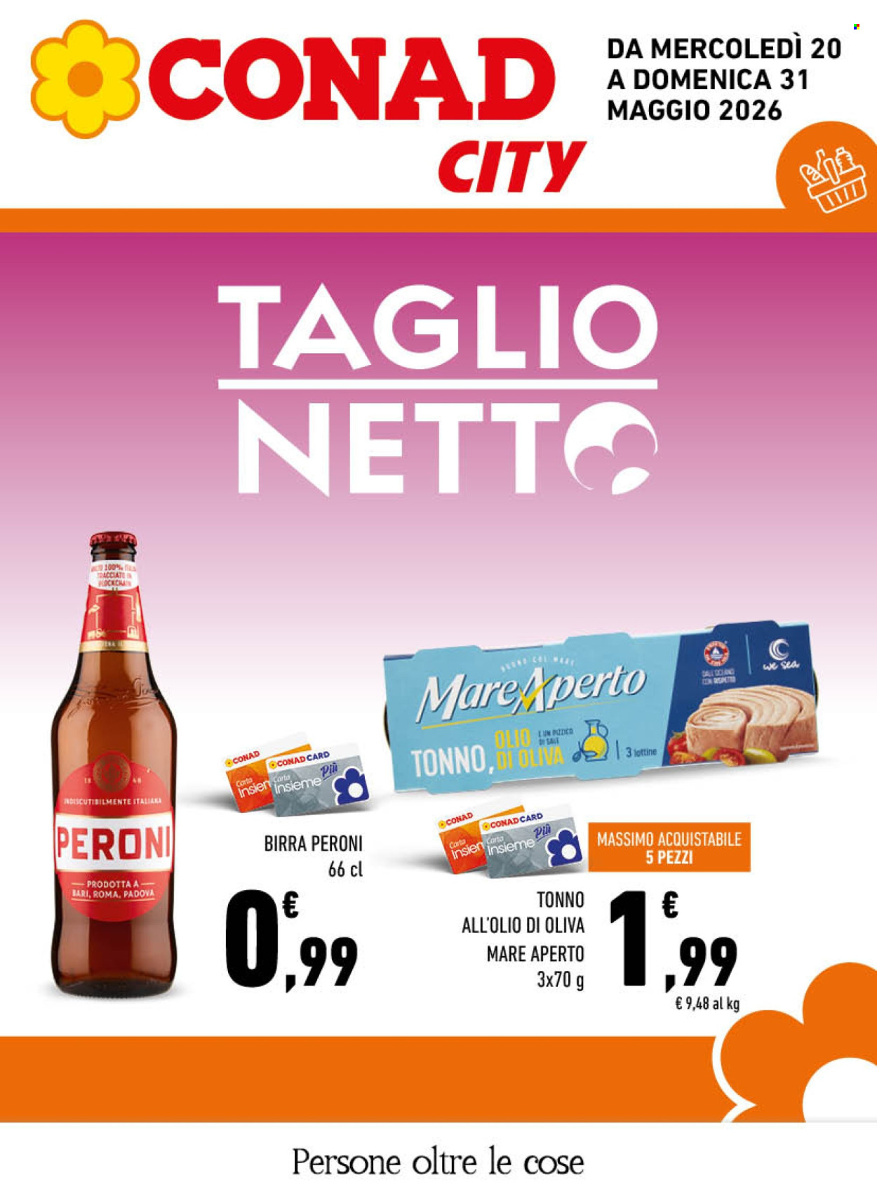 Volantino Conad - 20/5/2026 - 31/5/2026. Pagina 1