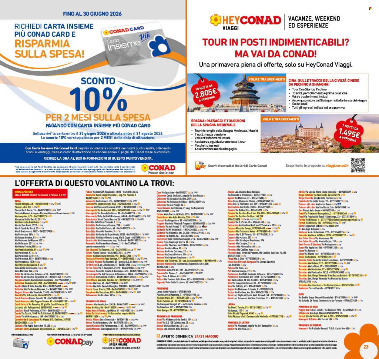Volantino Conad - 20/5/2026 - 31/5/2026. Pagina 23