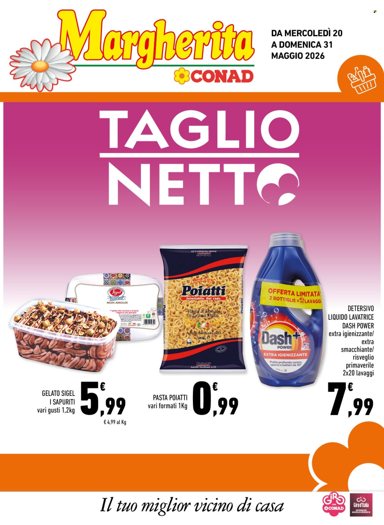 Volantino Margherita Conad - 20/5/2026 - 31/5/2026. Pagina 1