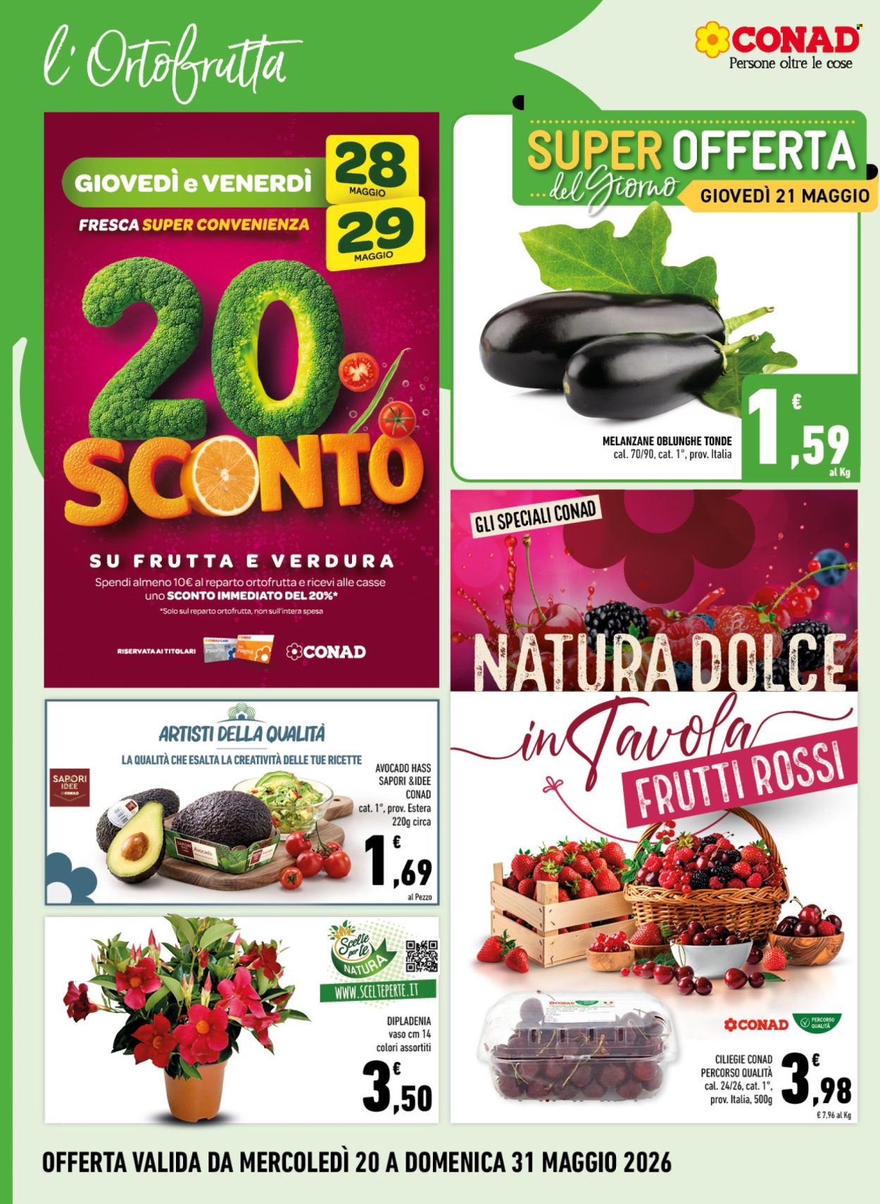 Volantino Margherita Conad - 20/5/2026 - 31/5/2026. Pagina 4