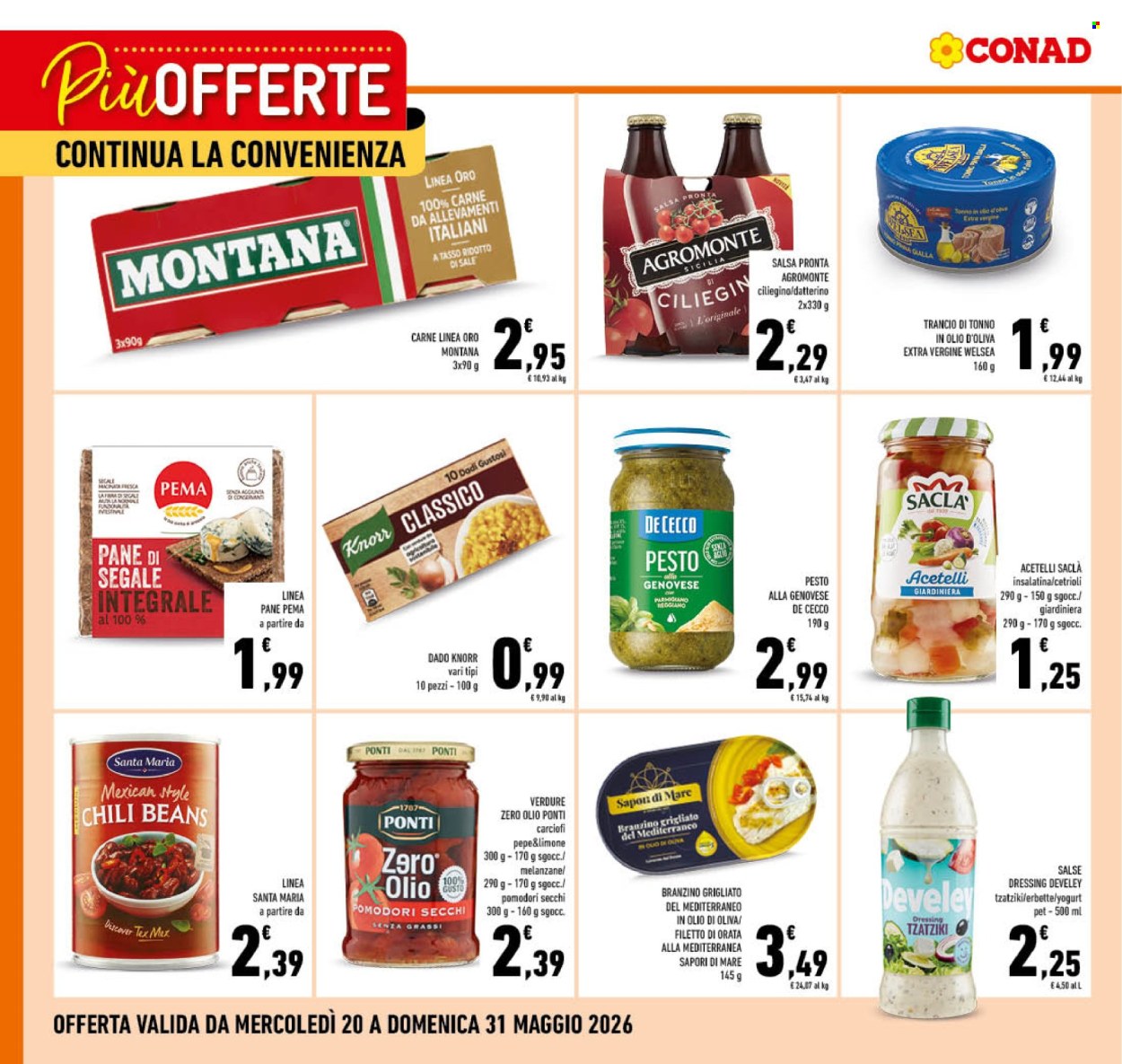 Volantino Conad - 20/5/2026 - 31/5/2026. Pagina 1