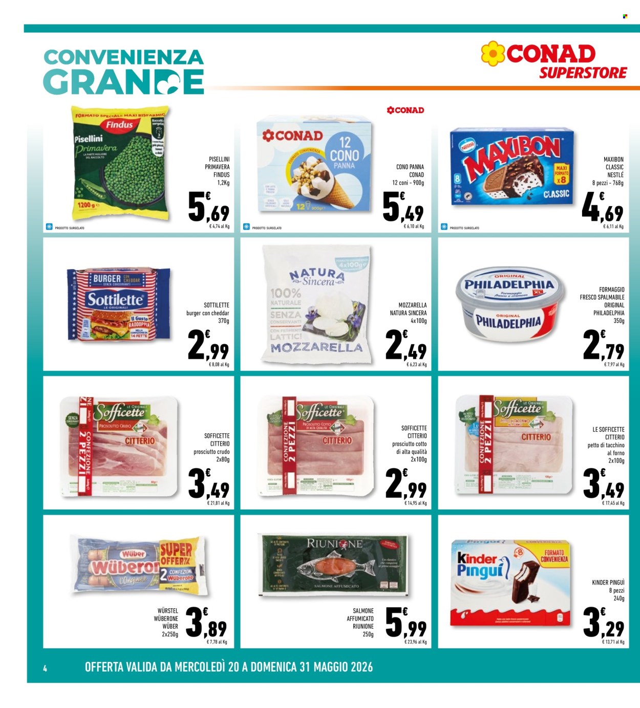 Volantino Conad - 20/5/2026 - 31/5/2026. Pagina 4