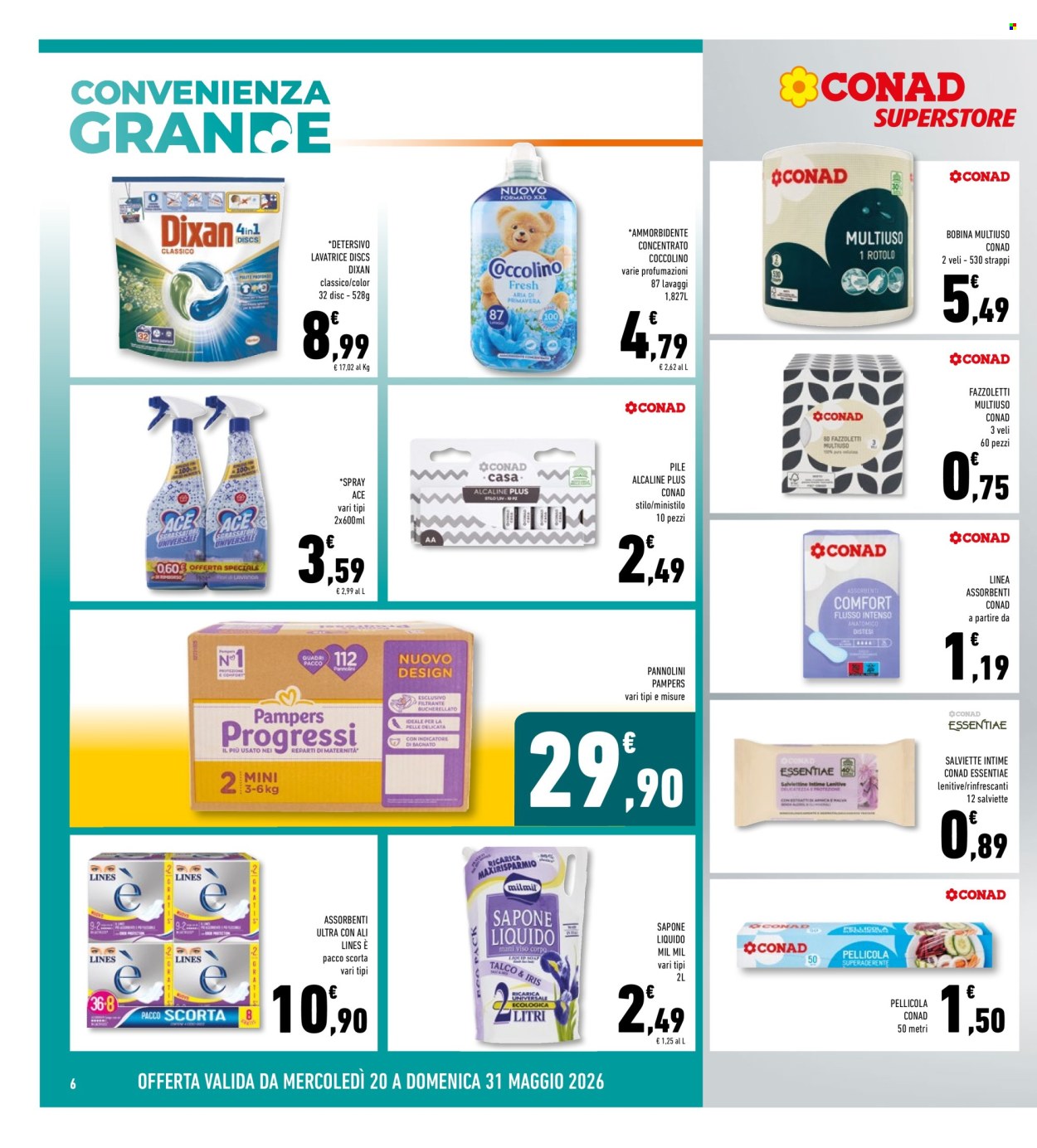 Volantino Conad - 20/5/2026 - 31/5/2026. Pagina 6