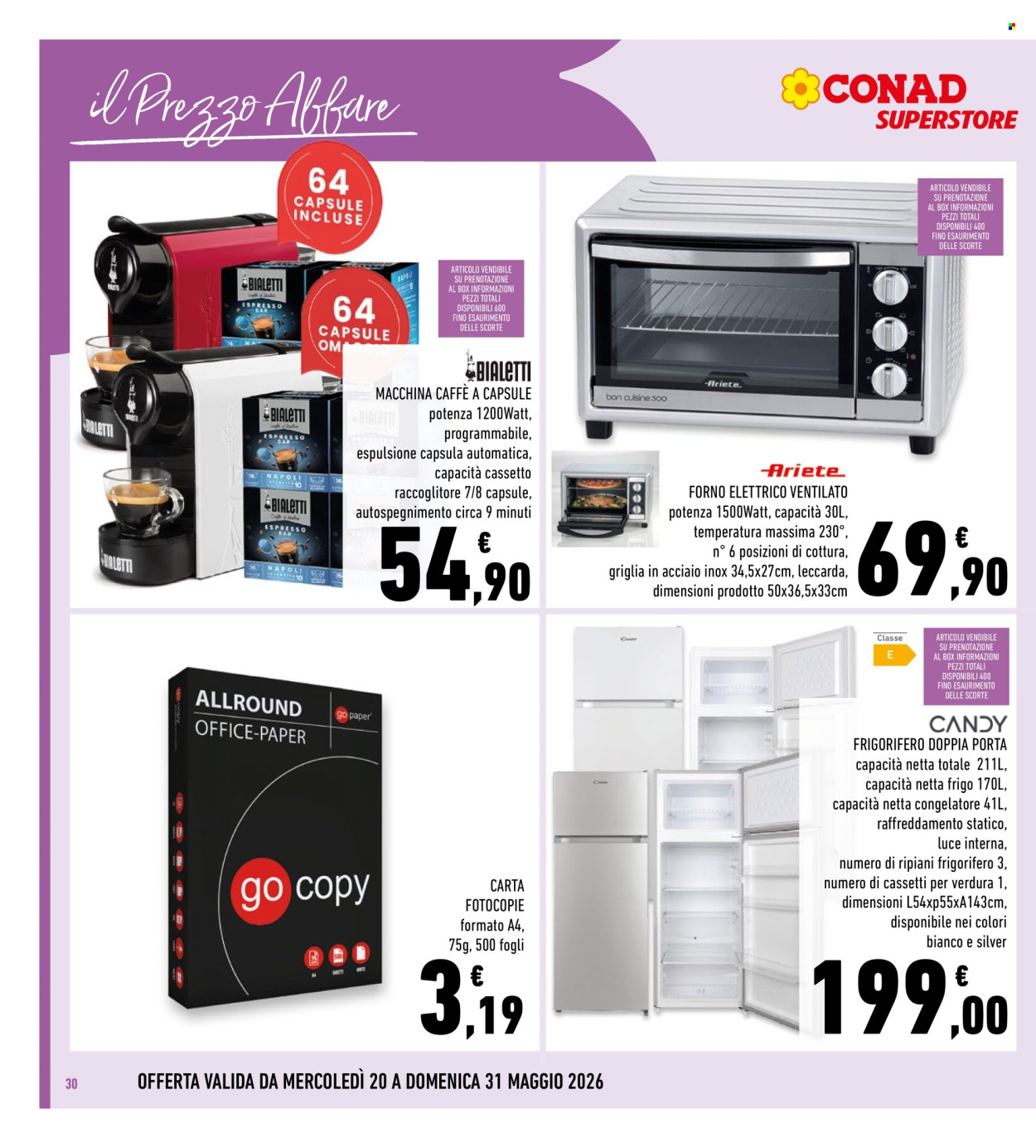 Volantino Conad - 20/5/2026 - 31/5/2026. Pagina 30