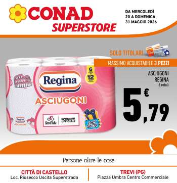 Volantino Conad Superstore - 20/5/2026 - 31/5/2026.