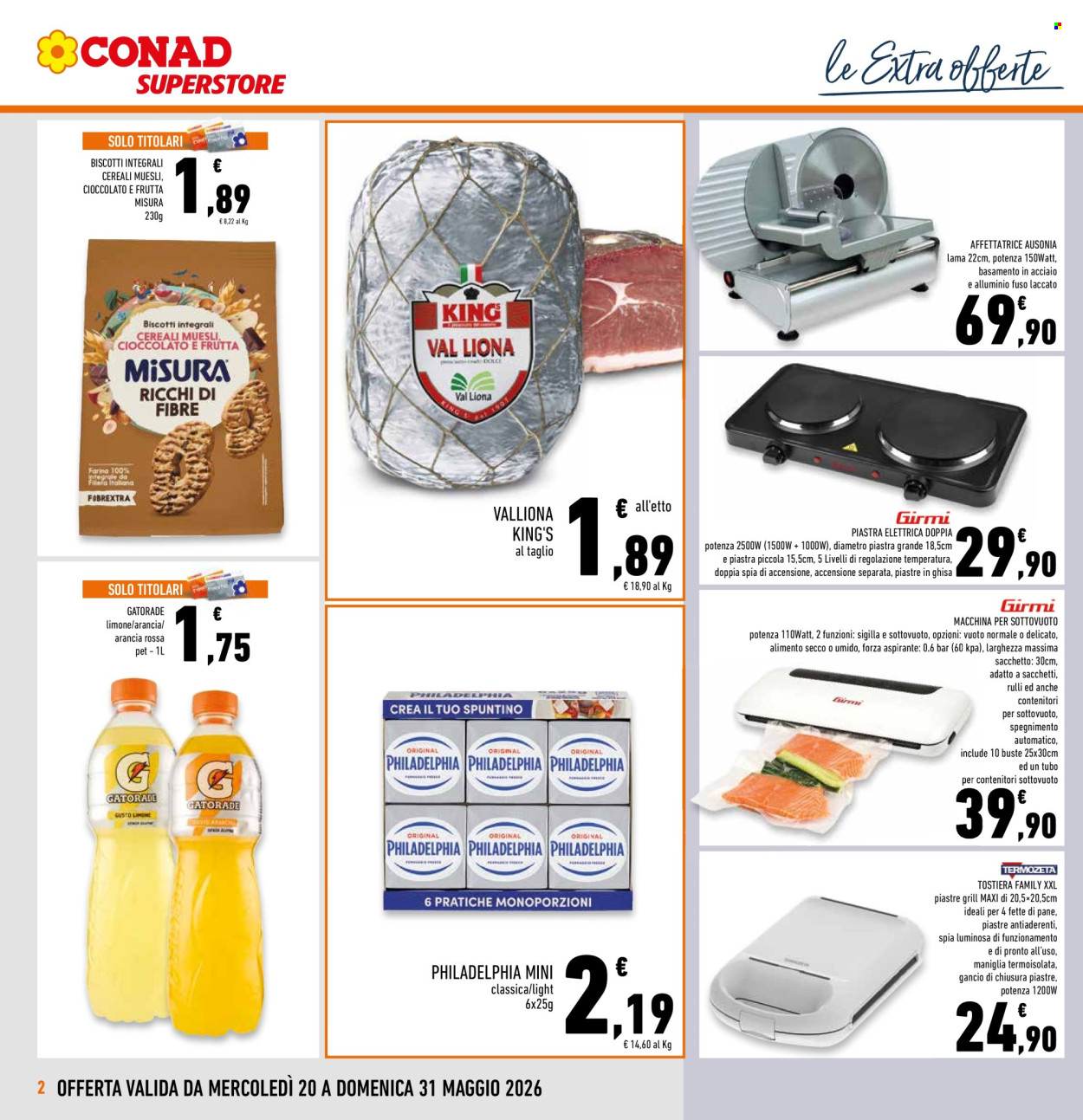 Volantino Conad Superstore - 20/5/2026 - 31/5/2026. Pagina 2
