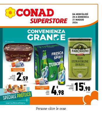 Volantino Conad Superstore - 20/5/2026 - 31/5/2026.