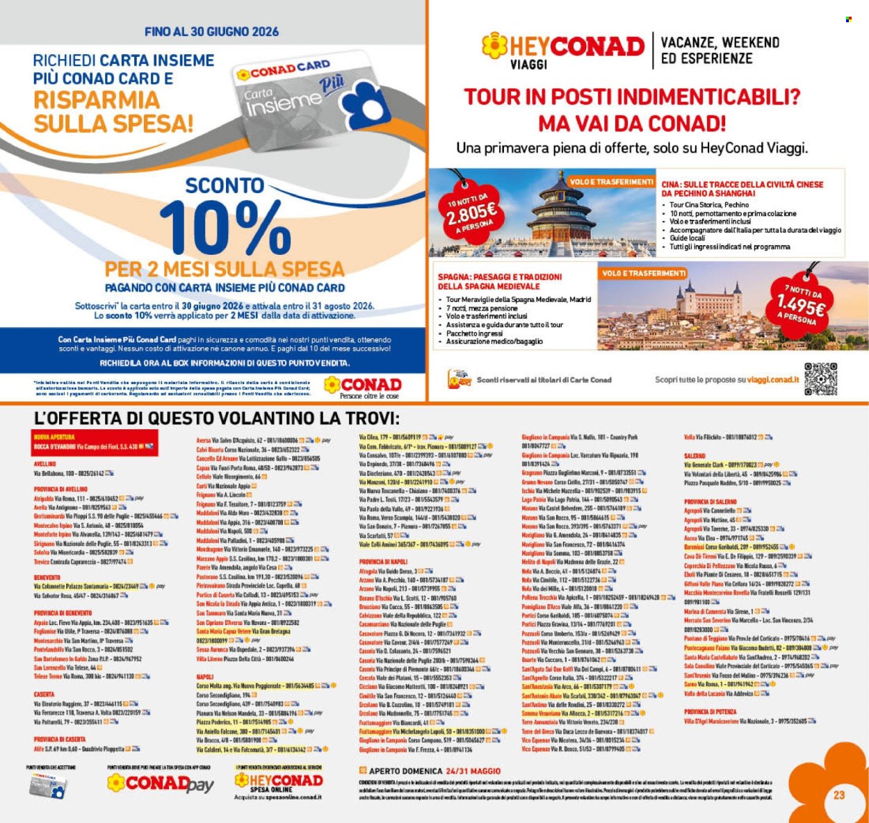 Volantino Conad - 20/5/2026 - 31/5/2026. Pagina 23