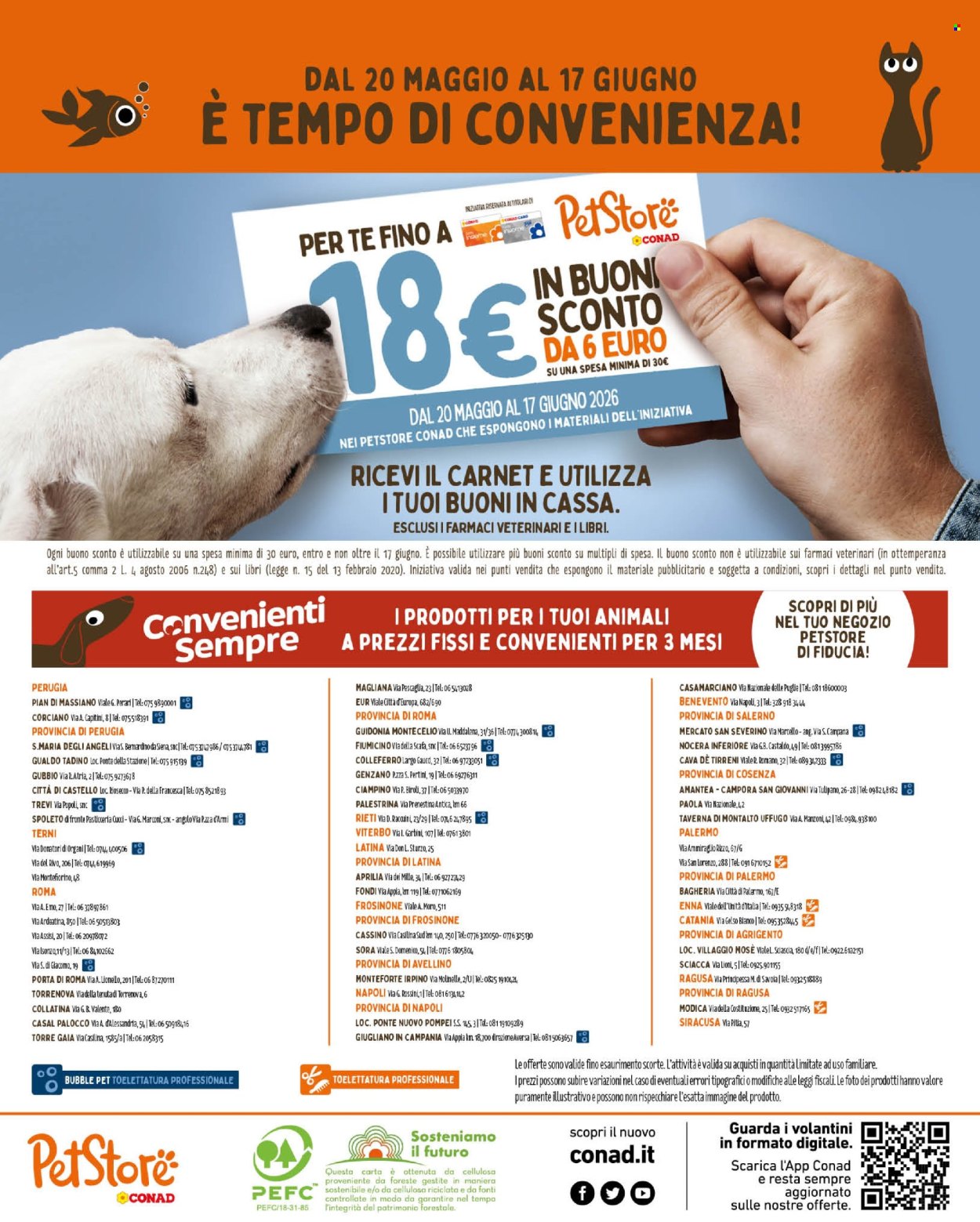 Volantino Pet Store Conad - 20/5/2026 - 17/6/2026. Pagina 8