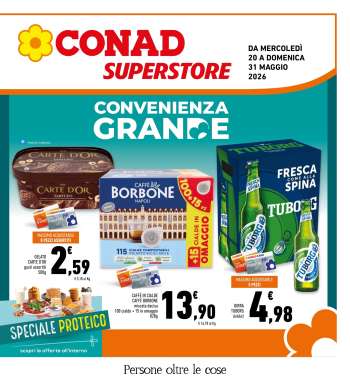 Volantino Conad - 20/5/2026 - 31/5/2026.