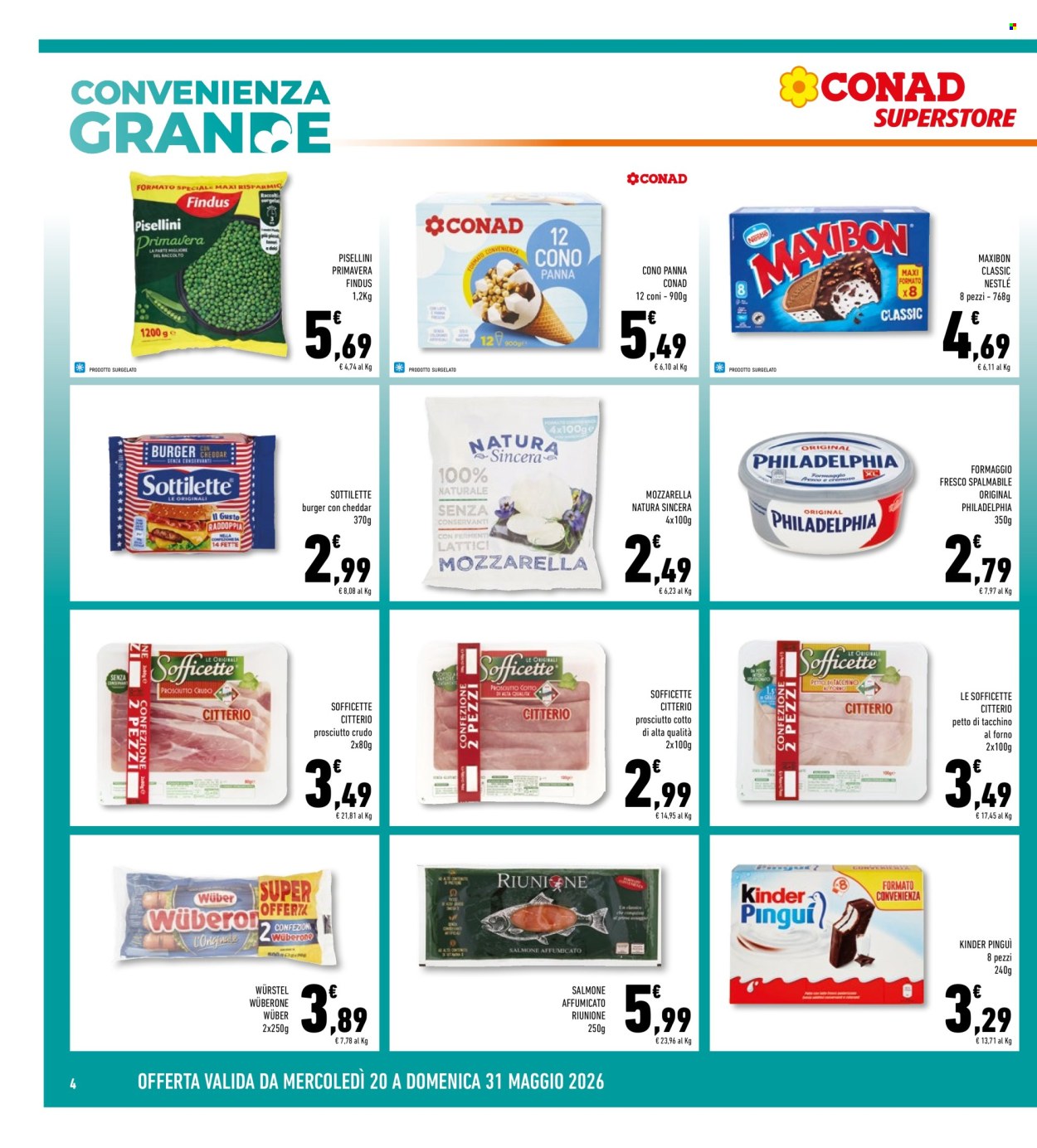 Volantino Conad - 20/5/2026 - 31/5/2026. Pagina 4
