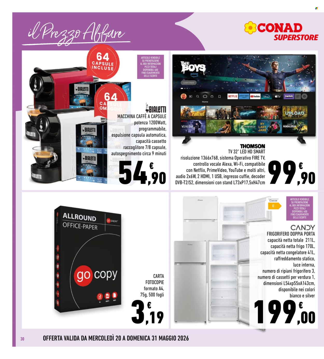Volantino Conad - 20/5/2026 - 31/5/2026. Pagina 30