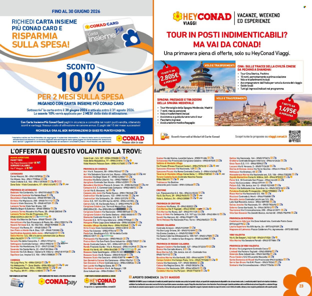 Volantino Conad - 20/5/2026 - 31/5/2026. Pagina 23