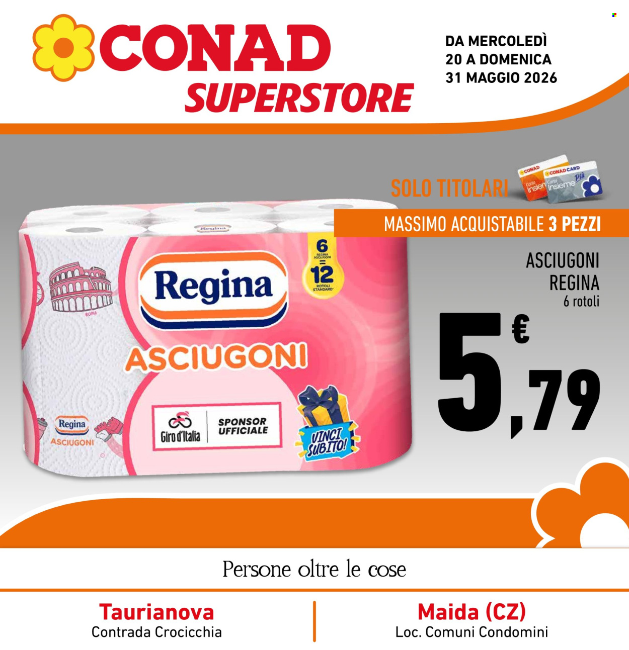 Volantino Conad Superstore - 20/5/2026 - 31/5/2026. Pagina 1