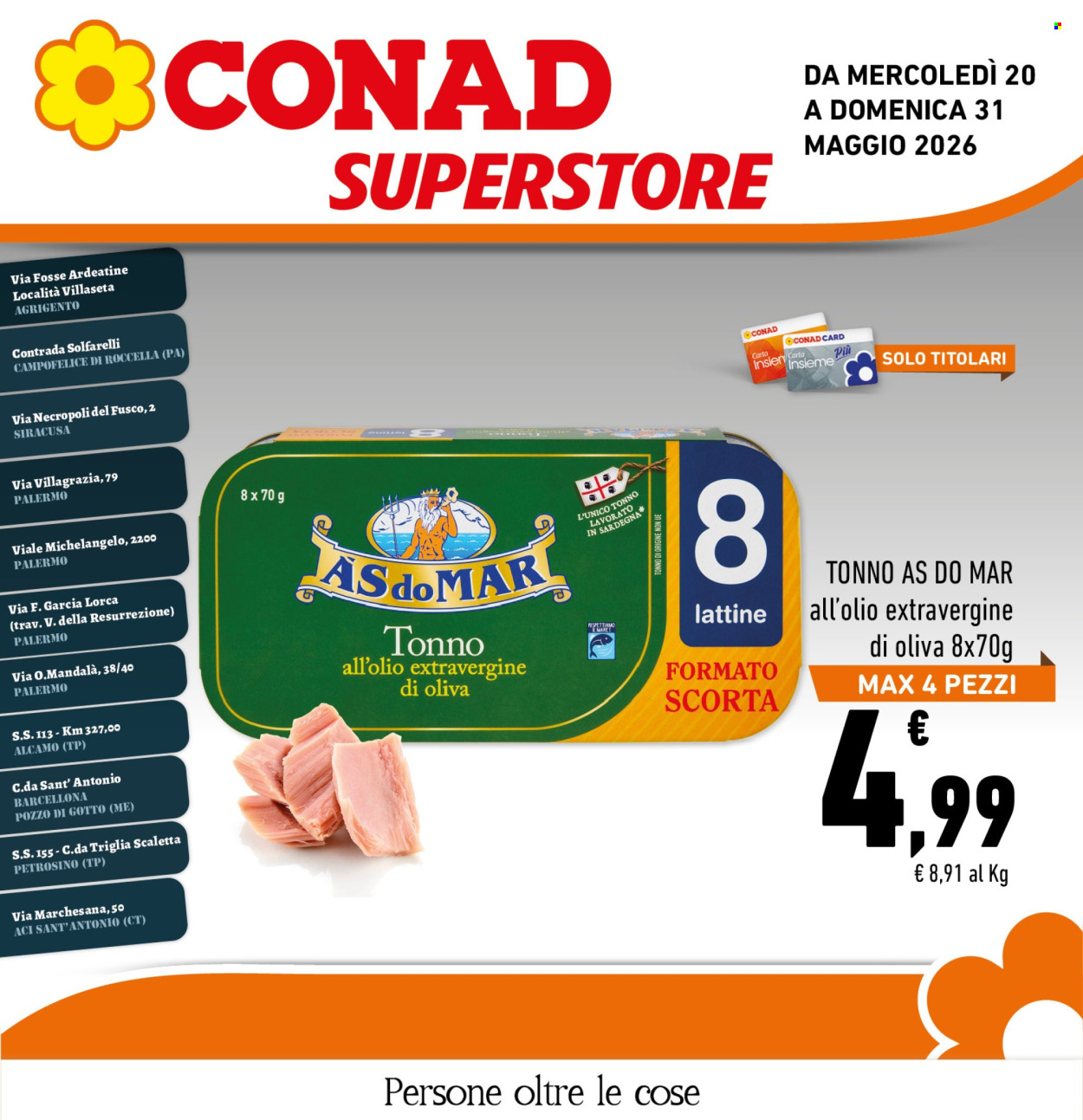 Volantino Conad Superstore - 20/5/2026 - 31/5/2026. Pagina 1