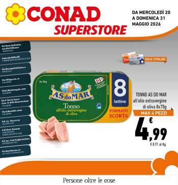 Volantino Conad Superstore - 20/5/2026 - 31/5/2026.