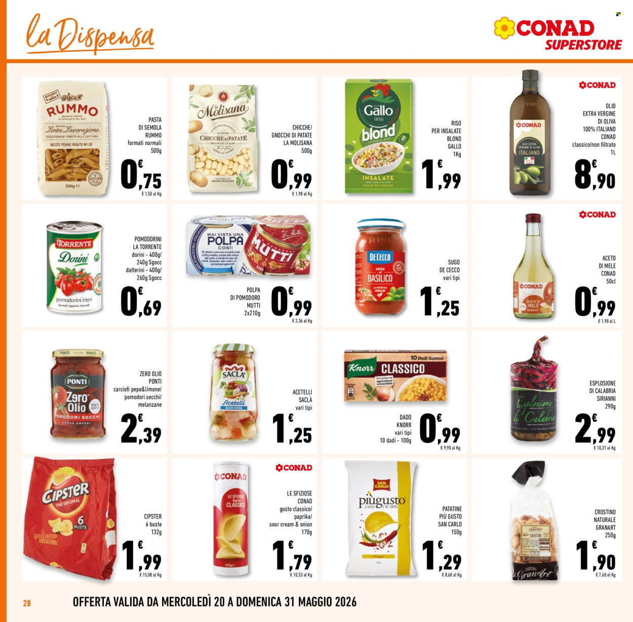Volantino Conad Superstore - 20/5/2026 - 2/6/2026. Pagina 28