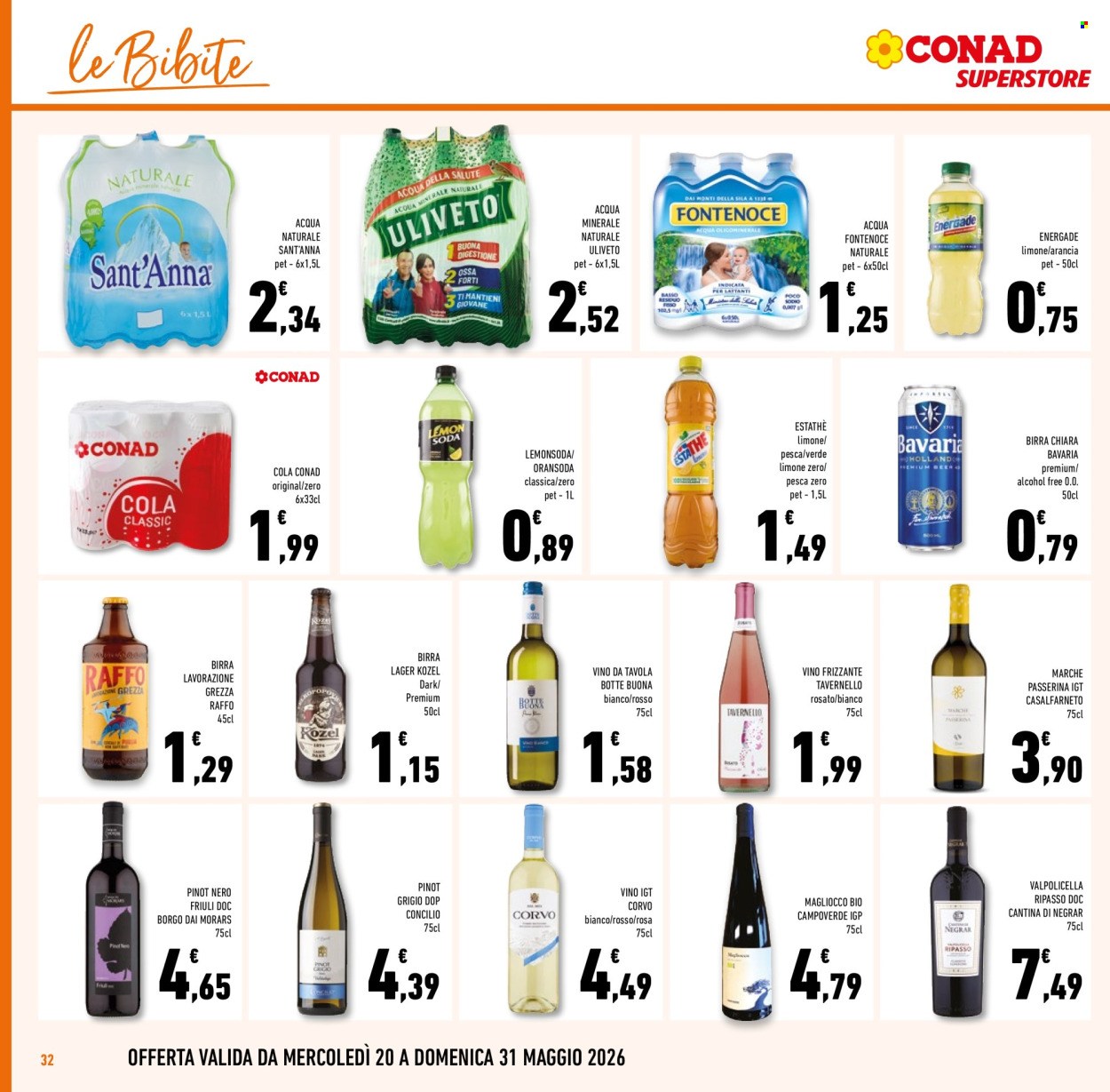 Volantino Conad Superstore - 20/5/2026 - 2/6/2026. Pagina 32