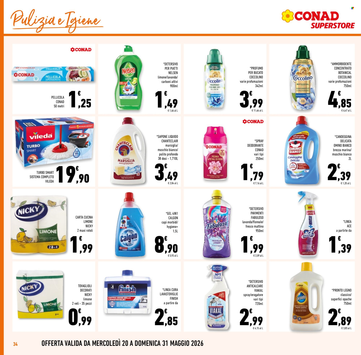 Volantino Conad Superstore - 20/5/2026 - 2/6/2026. Pagina 34
