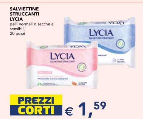 Salviettine Struccanti Lycia