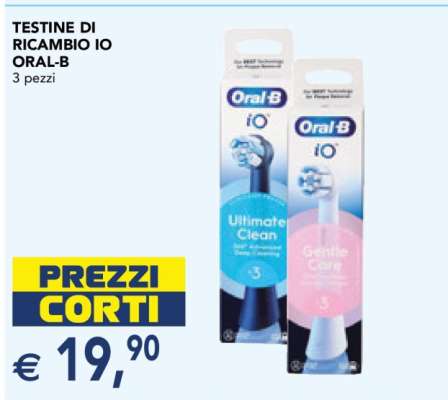 TESTINE DI RICAMBIO IO ORAL-B