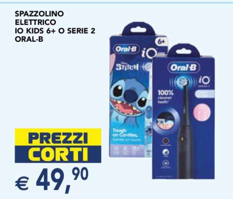 Spazzolino Elettrico IO Kids 6+ o Serie 2 Oral-B