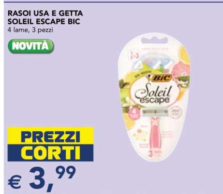 RASOI USA E GETTA SOLEIL ESCAPE BIC