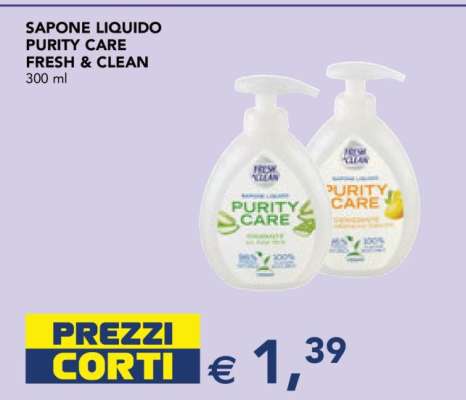 SAPONE LIQUIDO PURITY CARE FRESH & CLEAN