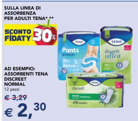 Assorbenti Tena Discreet Normal