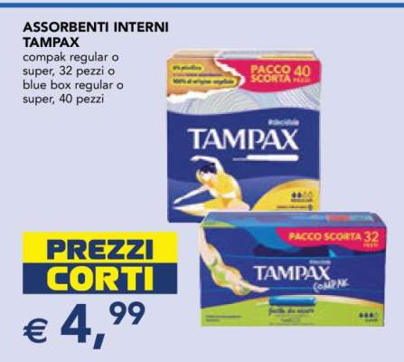 ASSORBENTI INTERNI TAMPAX