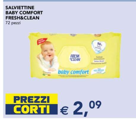 SALVIETTINE BABY COMFORT FRESH & CLEAN